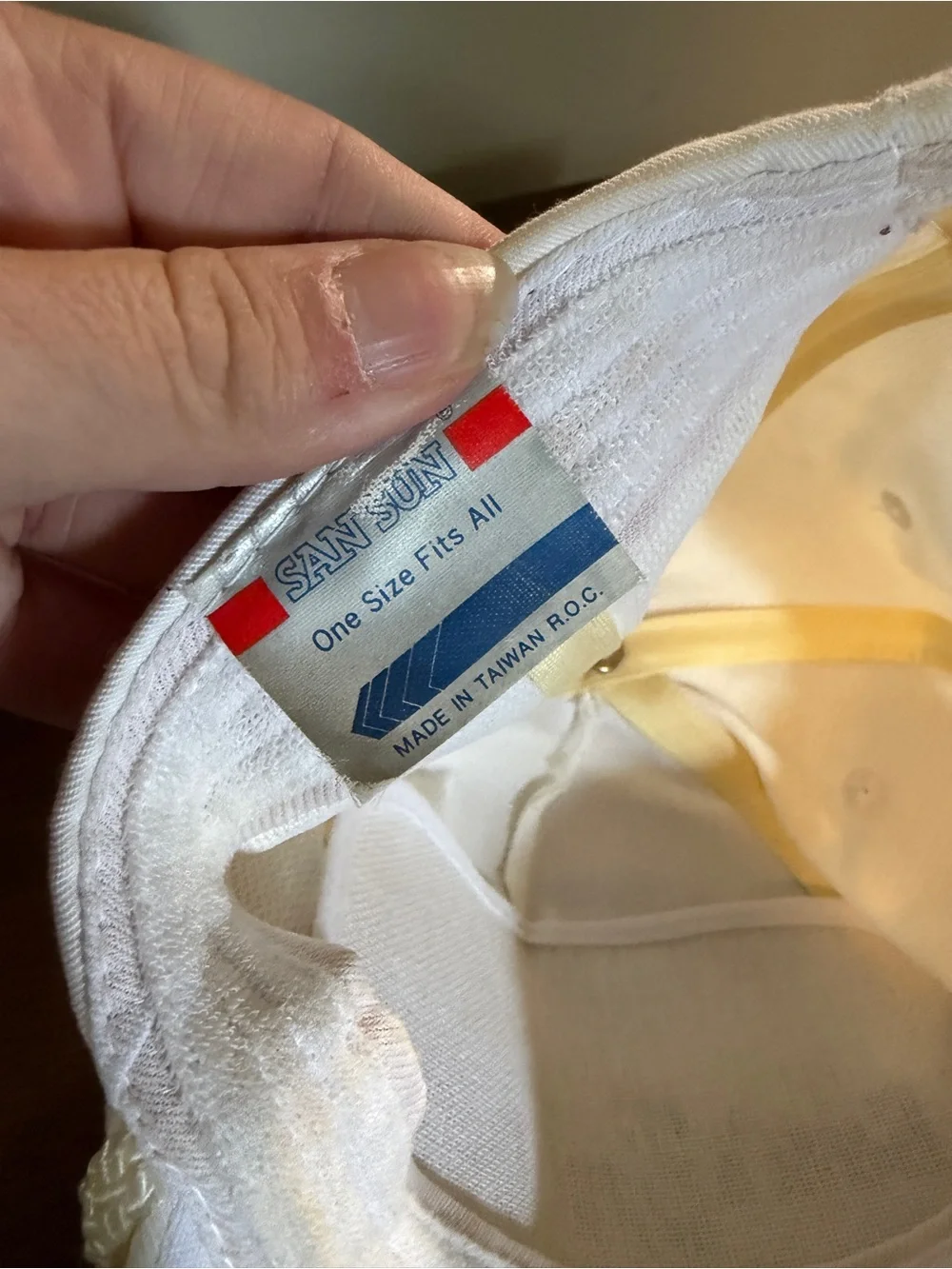 Bum's BAD News Cream Rope-Trim Baseball Cap